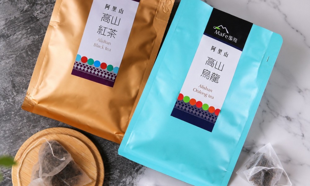 高山紅茶＋高山烏龍｜三角立體原片茶葉茶包｜雙茶組合｜25入×2包